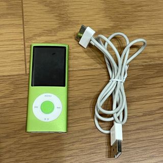 アップル(Apple)のiPod nano 第4世代ライトグリーン 8GB A1285(ポータブルプレーヤー)