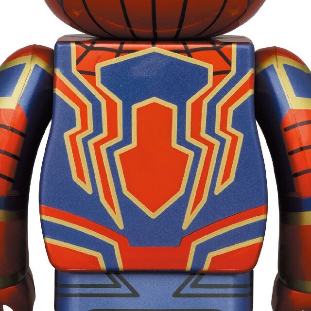 MEDICOM TOY(メディコムトイ)のBE@RBRICK IRON SPIDER 100% 400% エンタメ/ホビーのフィギュア(その他)の商品写真