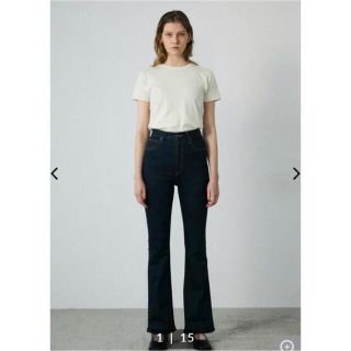 マウジー(moussy)の【MOUSSY 】HW Rebirth FLARE   24インチ(デニム/ジーンズ)