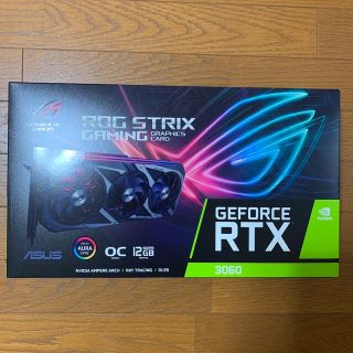 エイスース(ASUS)のASUS ROG-STRIX-RTX3060-O12G-GAMING 新品　(PCパーツ)