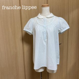 フランシュリッペ(franche lippee)の半袖ブラウス　ストライプ（franche　lippee）(シャツ/ブラウス(半袖/袖なし))