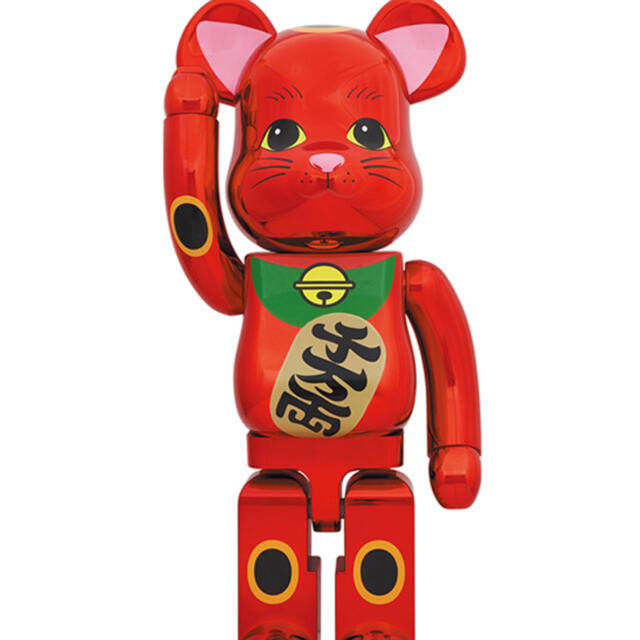 BE@RBRICK 招き猫 梅金メッキ 1000%