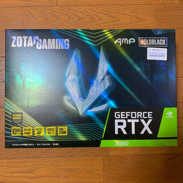 ZOTAC GAMING GeForce RTX 3080 AMP Holo  スマホ/家電/カメラのPC/タブレット(PCパーツ)の商品写真