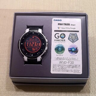 カシオ(CASIO)のCASIO  プロトレックスマート  WSD-F30-WE  春霞(腕時計(デジタル))