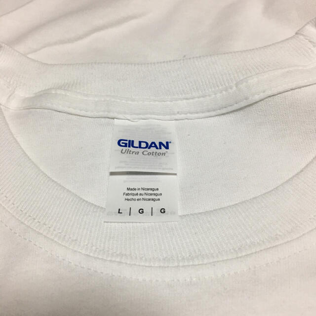 GILDAN(ギルタン)の新品 GILDAN ギルダン 長袖ロンT ホワイト 白 L メンズのトップス(Tシャツ/カットソー(七分/長袖))の商品写真