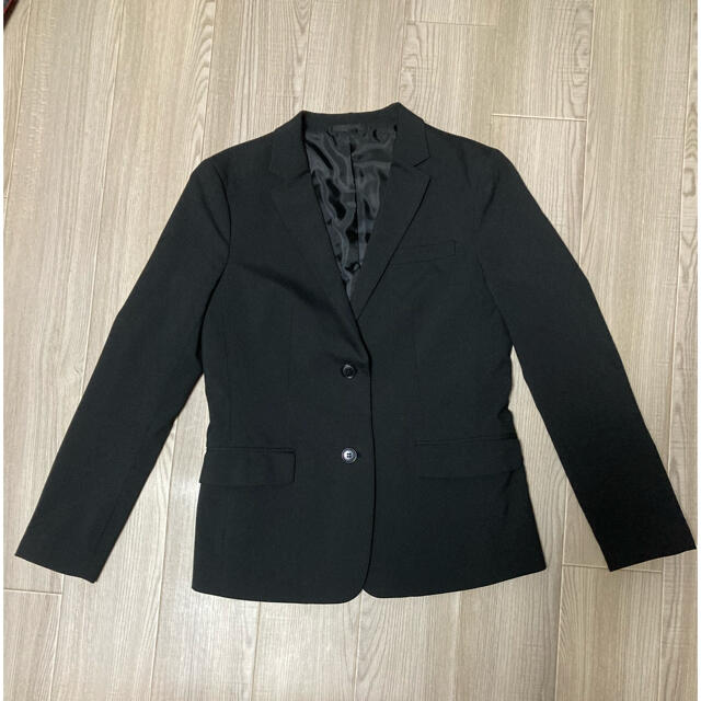 UNIQLO(ユニクロ)のUNIQLO スーツ上下セット パンツスーツ 黒 レディースのフォーマル/ドレス(スーツ)の商品写真