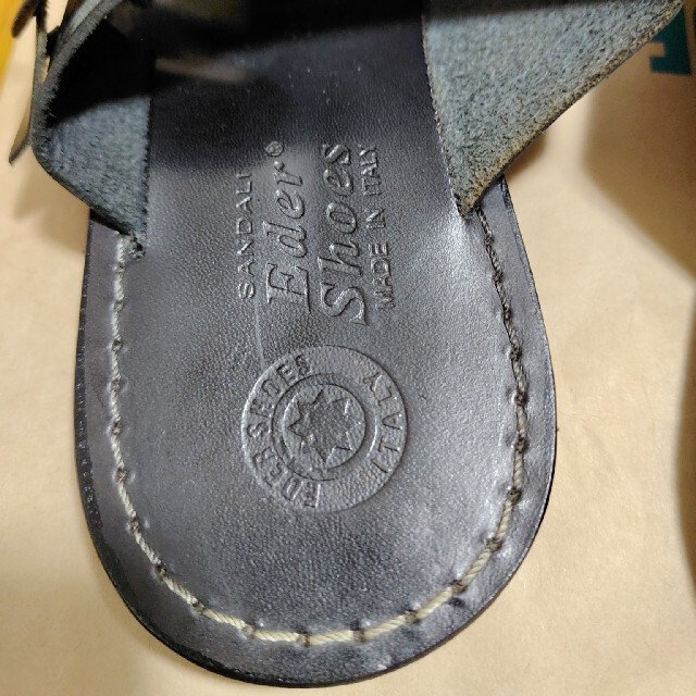 【値下げ】eder shoes サンダル　メンズ　フレンチ41 26センチ相当 メンズの靴/シューズ(サンダル)の商品写真