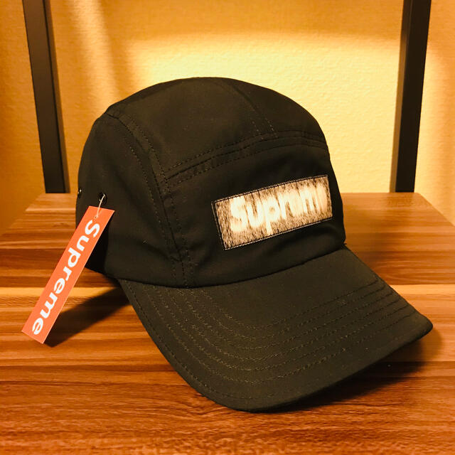 supreme Reversed Label Camp Cap 黒 キャップ 3