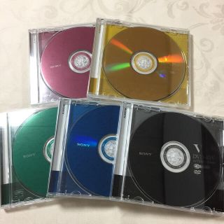 ソニー(SONY)のSONY DVD-RW for VIDEO 120min 10枚組 5色+金5枚(その他)