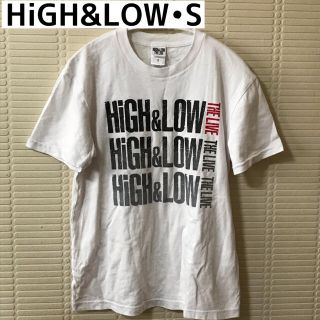 エグザイル トライブ(EXILE TRIBE)のHiGH&LOW THE LIVE ライブTシャツ　半袖　白　Sサイズ(Tシャツ/カットソー(半袖/袖なし))