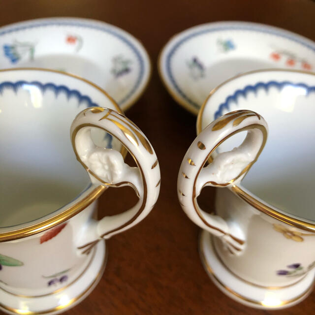 美品】リチャードジノリ☆イタリアンフルーツ☆チョコレートC/S ペア 美品】リチャードジノリ☆イタリアンフルーツ☆チョコレートC/S ペア