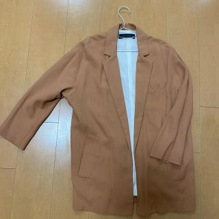 ザラ(ZARA)のZARA ザラ　ジャケット　ピンクベージュ　XS 超美品(テーラードジャケット)