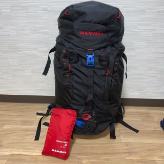 マムート(Mammut)のマムート   トリオンガイド45Ｌ　ブラック ザックカバー付(登山用品)