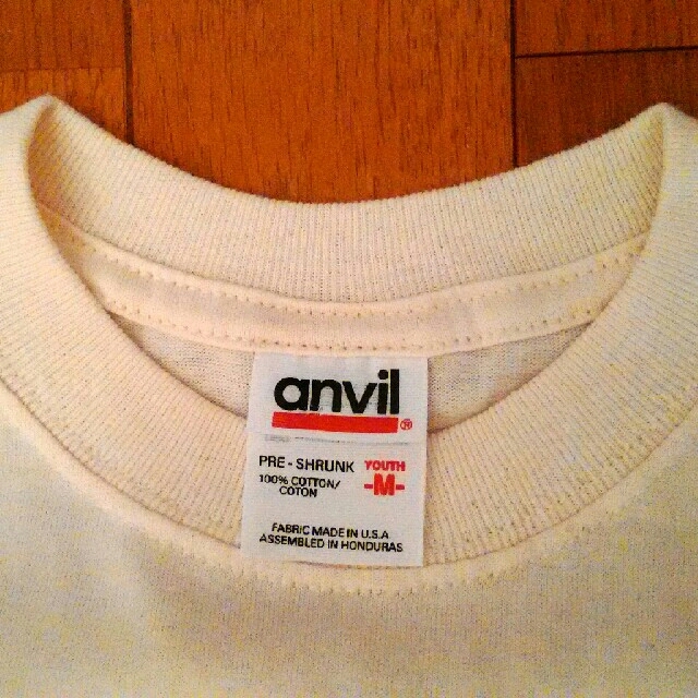 Anvil(アンビル)のアンビル　Tシャツ　生成　Ｍ レディースのトップス(Tシャツ(半袖/袖なし))の商品写真