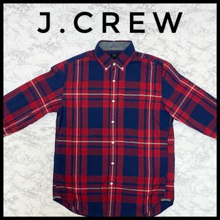 ジェイクルー(J.Crew)のJ.CREW メンズチェックシャツ　Mサイズ(シャツ)