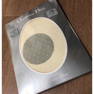 クリスチャンディオール(Christian Dior)のアイボリー柄　タイツ(タイツ/ストッキング)