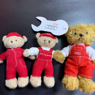 アウディ(AUDI)のAudiのマスコット熊ちゃん🧸三体(キャラクターグッズ)