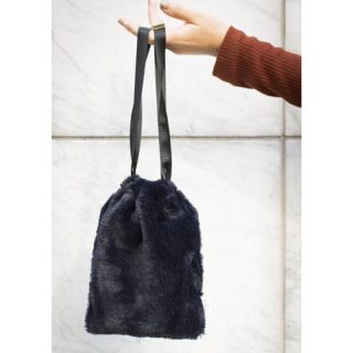 ランバンオンブルー(LANVIN en Bleu)の【新品】LANVIN en Bleu♡もこもこ巾着(その他)