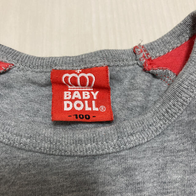 BABYDOLL(ベビードール)のBABY DOLL 100サイズ 七分袖 キッズ/ベビー/マタニティのキッズ服男の子用(90cm~)(Tシャツ/カットソー)の商品写真