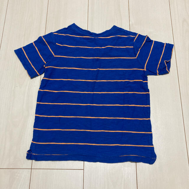 GAP Kids(ギャップキッズ)のGAP 120サイズボーダー VネックTシャツ キッズ/ベビー/マタニティのキッズ服男の子用(90cm~)(Tシャツ/カットソー)の商品写真