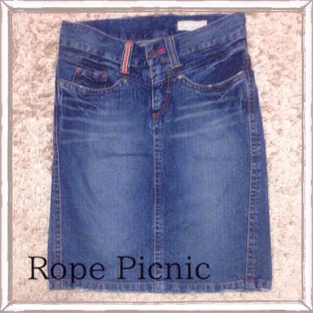 ROPE’(ロペ)のRope picnicデニムスカート レディースのスカート(ひざ丈スカート)の商品写真