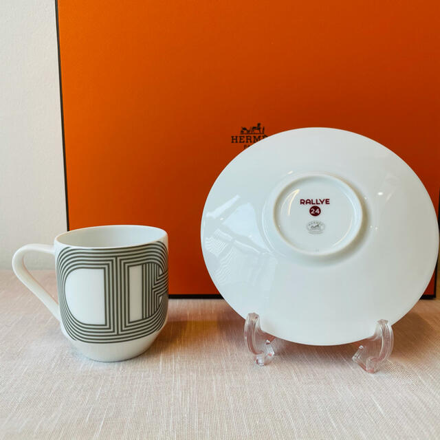 Hermes(エルメス)のHERMES エルメス ラリー24 コーヒーカップ＆ソーサー インテリア/住まい/日用品のキッチン/食器(グラス/カップ)の商品写真