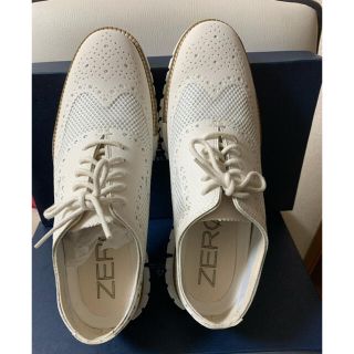 コールハーン(Cole Haan)のコールハーン　メンズシューズ　ホワイト美品(スニーカー)