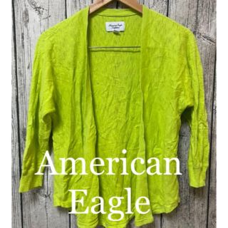 アメリカンイーグル(American Eagle)のアメリカンイーグル　レディースS カーディガン　ボレロ　蛍光　ネオンカラー(カーディガン)