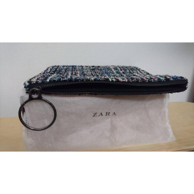 ZARA(ザラ)の★ZARA★ツィードクラッチバッグ【美品】 レディースのバッグ(クラッチバッグ)の商品写真