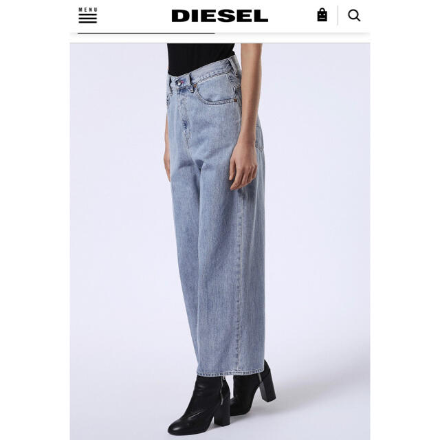 DIESEL - diesel ワイドデニムパンツ デニム の通販 by Aurora DIESEL - diesel ワイドデニムパンツ デニム の通販 by Aurora