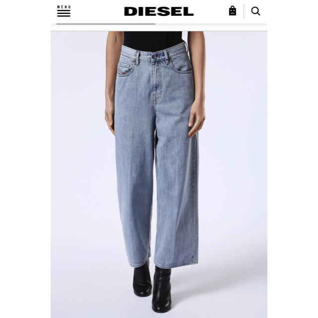 DIESEL - diesel ワイドデニムパンツ デニム の通販 by Aurora DIESEL - diesel ワイドデニムパンツ デニム の通販 by Aurora