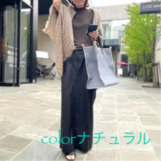 アパルトモンドゥーズィエムクラス(L'Appartement DEUXIEME CLASSE)のL'Appartement【メゾンドバカンス】Linen Stole ナチュラル(ストール/パシュミナ)