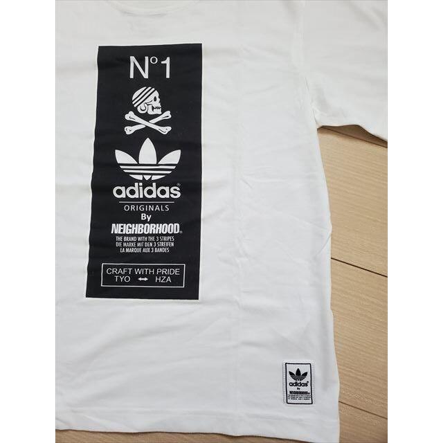 NEIGHBORHOOD(ネイバーフッド)のadidas×NEIGHBORHOOD   コラボTEE　Sサイズ メンズのトップス(Tシャツ/カットソー(半袖/袖なし))の商品写真