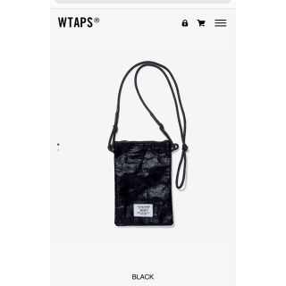 ダブルタップス(W)taps)のwtaps HANG OVER  BLACK  新品未使用未開封(ショルダーバッグ)