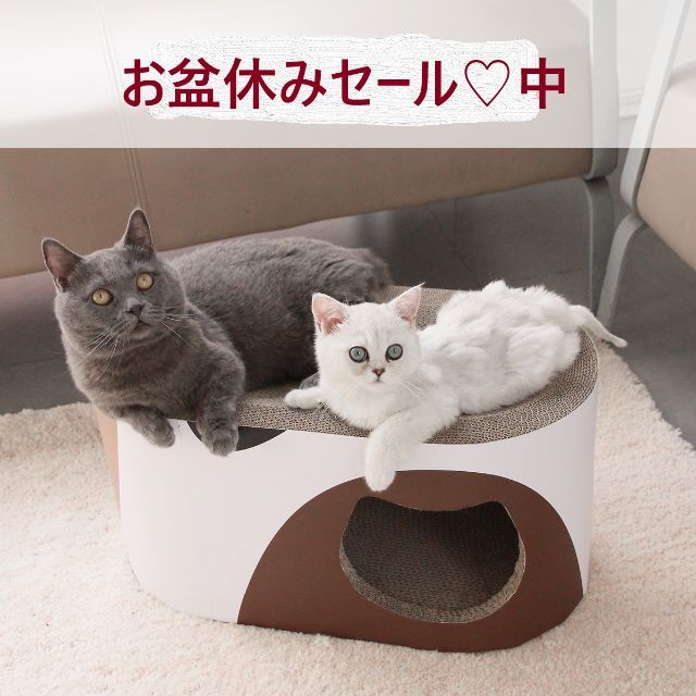 お盆休みセール♡...隠れん坊ハウス**猫爪とぎ..