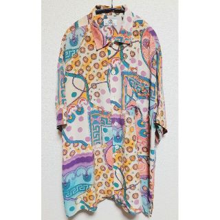 エドウィナホール(Edwina Hoerl)のdsk様専用ヴィンテージ ビッグシルエット 総柄 シルクシャツ vintage (シャツ)