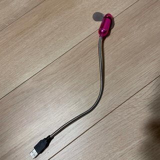 USB 扇風機　ピンク(扇風機)