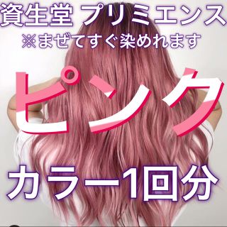 シセイドウ(SHISEIDO (資生堂))の資生堂プリミエンス ピンク 1回分 (カラーリング剤)