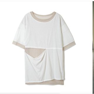 ビューティアンドユースユナイテッドアローズ(BEAUTY&YOUTH UNITED ARROWS)のhalf layered top/perverze (カットソー(半袖/袖なし))