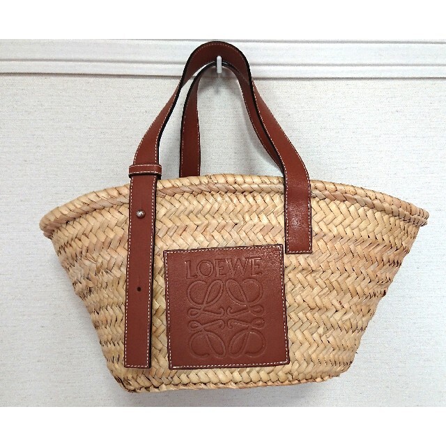 LOEWE ロエベ☆公式サイト購入☆スモールバスケットバッグ☆かごバッグ