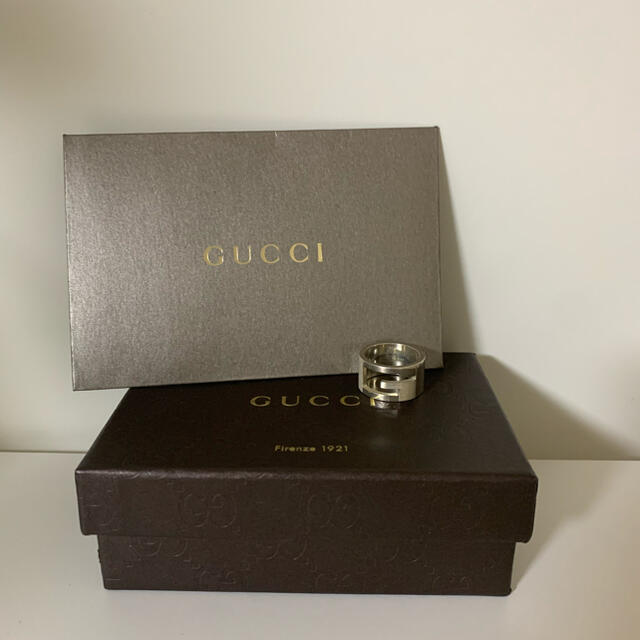 Gucci(グッチ)のグッチ　シルバーリング メンズのアクセサリー(リング(指輪))の商品写真