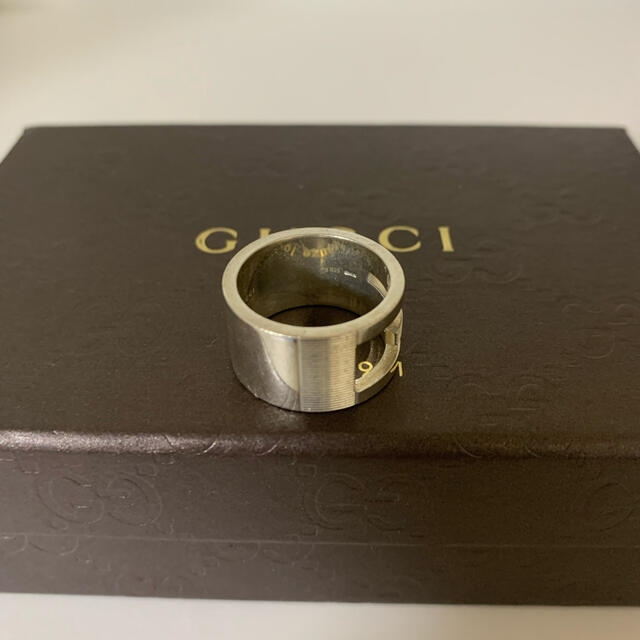 Gucci(グッチ)のグッチ　シルバーリング メンズのアクセサリー(リング(指輪))の商品写真