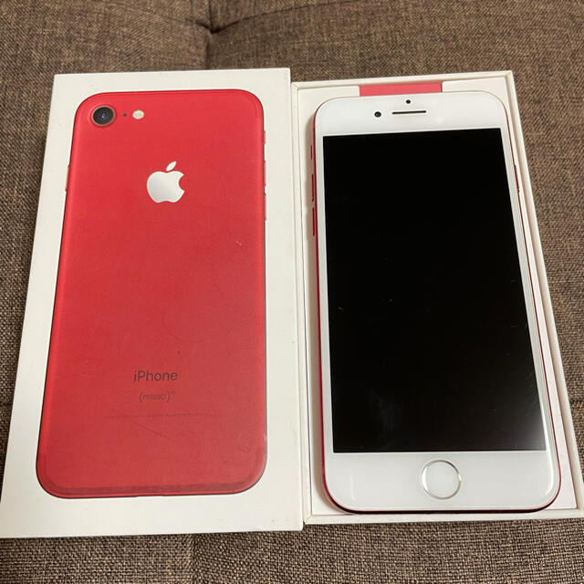 iPhone7 本体 SIMフリー 128GB red