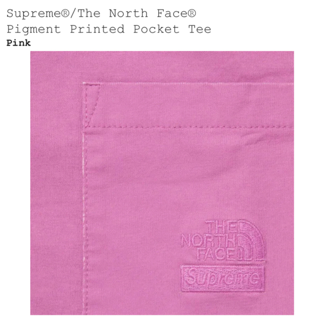 Supreme × The North Face Pocket Tee M