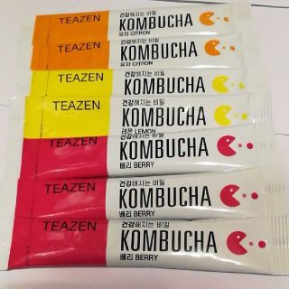 ボウダンショウネンダン(防弾少年団(BTS))のTEAZEN コンブチャ KOMBUCHA レモン ベリー 柚子 7本(ダイエット食品)