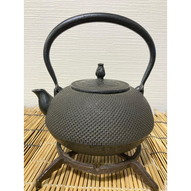 南部鉄瓶 秀山 未使用品