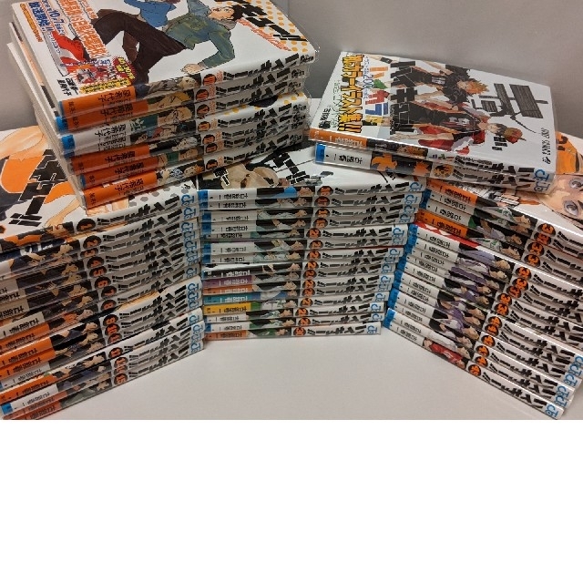 ハイキュ-!! 1~45巻全巻セット+小説Ⅰ~Ⅶ+カラーイラスト集+ガイド