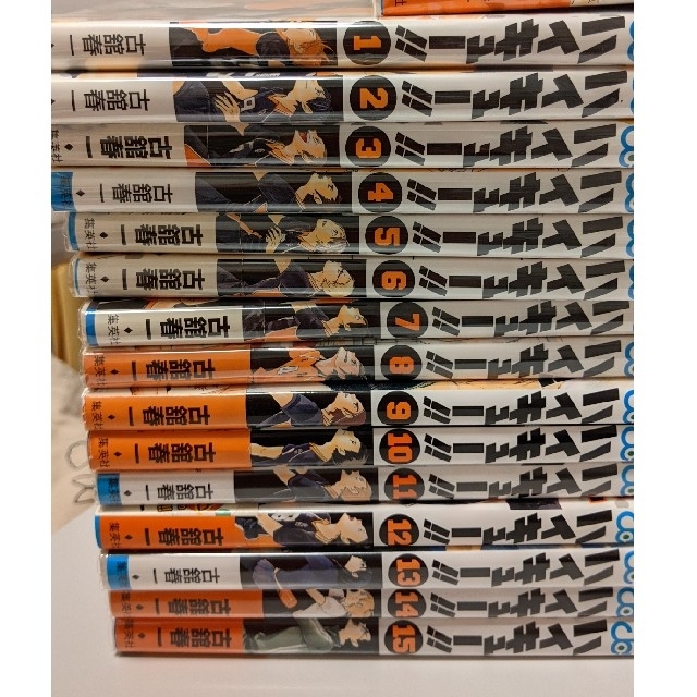 ハイキュ-!! 1~45巻全巻セット+小説Ⅰ~Ⅶ+カラーイラスト集+ガイド