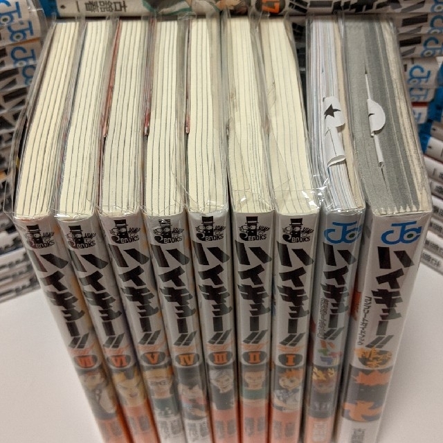 ハイキュ-!! 1~45巻全巻セット+小説Ⅰ~Ⅶ+カラーイラスト集+ガイド