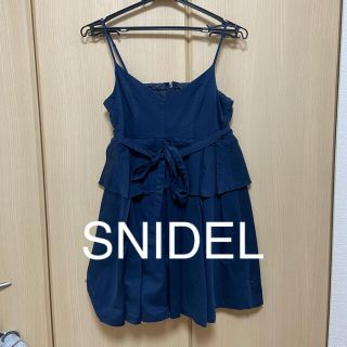 スナイデル(SNIDEL)のワンピース　　　　SNIDEL(ミニワンピース)